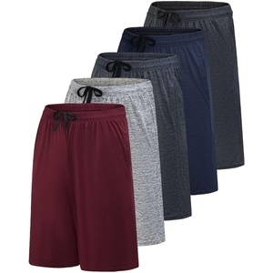 image:image5 Pack Mens Dry Fit Basketball Shorts Gym Athletic Casual Workout RunningSet E