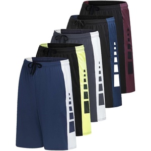 image:image5 Pack Mens Dry Fit Basketball Shorts Gym Athletic Casual Workout RunningSet J
