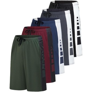 image:image5 Pack Mens Dry Fit Basketball Shorts Gym Athletic Casual Workout RunningSet M