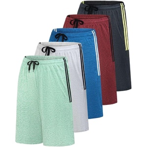 image:image5 Pack Mens Dry Fit Basketball Shorts Gym Athletic Casual Workout RunningSet P
