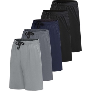image:image5 Pack Mens Dry Fit Basketball Shorts Gym Athletic Casual Workout RunningSet W