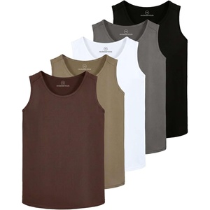 image:image5 Pack Mens Dry Fit Muscle Tank Tops Sleeveless Gym Workout Undershirt TeeSet 10