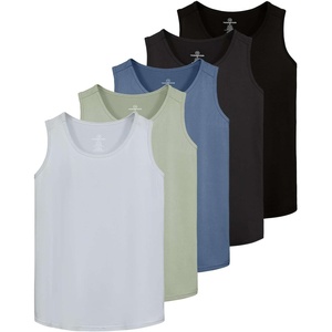 image:image5 Pack Mens Dry Fit Muscle Tank Tops Sleeveless Gym Workout Undershirt TeeSet 5
