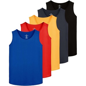 image:image5 Pack Mens Dry Fit Muscle Tank Tops Sleeveless Gym Workout Undershirt TeeSet 7