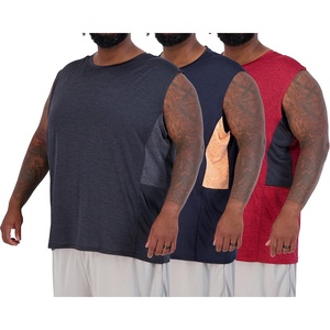image:image5 Pack Mens Dry Fit Tank Tops Sleeveless Muscle Workout Gym Athletic ShirtBig  Tall  Set D