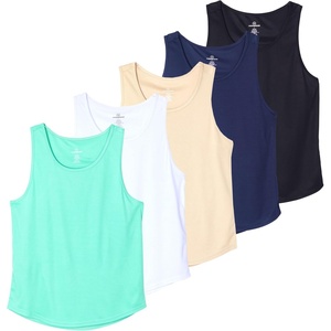 image:image5 Pack Mens Mesh Muscle Tank Tops Sleeveless Shirts Workout Gym UndershirtSet 1