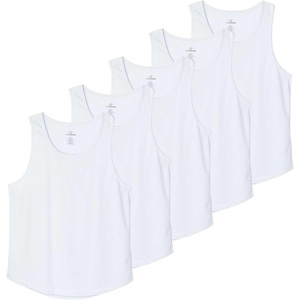 image:image5 Pack Mens Mesh Muscle Tank Tops Sleeveless Shirts Workout Gym UndershirtSet 10