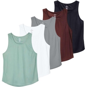 image:image5 Pack Mens Mesh Muscle Tank Tops Sleeveless Shirts Workout Gym UndershirtSet 12