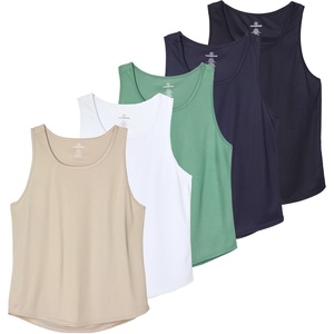image:image5 Pack Mens Mesh Muscle Tank Tops Sleeveless Shirts Workout Gym UndershirtSet 3