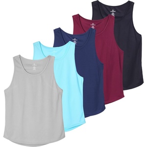 image:image5 Pack Mens Mesh Muscle Tank Tops Sleeveless Shirts Workout Gym UndershirtSet 4