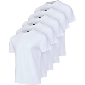 image:image5 Pack Mens T Shirts Crew Neck Short Sleeve Cotton Casual Workout Gym TeesSet 3