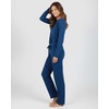 image:image2 Pack Womens Pajama Sets Long Sleeve Sleepwear Comfy Cute Loungewear PJSet B Blue  Burgundy