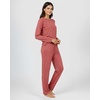 image:image2 Pack Womens Pajama Sets Long Sleeve Sleepwear Comfy Cute Loungewear PJSet B Blue  Burgundy