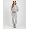 image:image2 Pack Womens Pajama Sets Long Sleeve Sleepwear Comfy Cute Loungewear PJSet D Blue  Charcoal