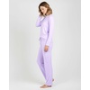 image:image2 Pack Womens Pajama Sets Long Sleeve Sleepwear Comfy Cute Loungewear PJSet E Purple  Black