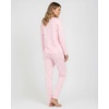 image:image2 Pack Womens Pajama Sets Long Sleeve Sleepwear Comfy Cute Loungewear PJSet F Green  Pink