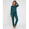 image:image2 Pack Womens Pajama Sets Long Sleeve Sleepwear Comfy Cute Loungewear PJSet F Green  Pink