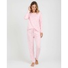 image:image2 Pack Womens Pajama Sets Long Sleeve Sleepwear Comfy Cute Loungewear PJSet F Green  Pink