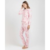 image:image2 Pack Womens Pajama Sets Long Sleeve Sleepwear Comfy Cute Loungewear PJSet H Black  Pink