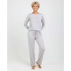 image:image2 Pack Womens Pajama Sets Long Sleeve Sleepwear Comfy Cute Loungewear PJSet I Blue  Gray