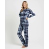 image:image2 Pack Womens Pajama Sets Long Sleeve Sleepwear Comfy Cute Loungewear PJSet J Navy  Beige