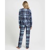 image:image2 Pack Womens Pajama Sets Long Sleeve Sleepwear Comfy Cute Loungewear PJSet J Navy  Beige