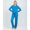 image:image2 Pack Womens Pajama Sets Long Sleeve Sleepwear Comfy Cute Loungewear PJSet K Royal Blue  Pink