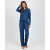 image:image2 Pack Womens Pajama Sets Long Sleeve Sleepwear Comfy Cute Loungewear PJSet a Blue  Red