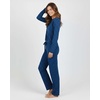image:image2 Pack Womens Pajama Sets Long Sleeve Sleepwear Comfy Cute Loungewear PJSet a Blue  Red