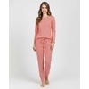 image:image2 Pack Womens Pajama Sets Long Sleeve Sleepwear Comfy Cute Loungewear PJSet a Blue  Red