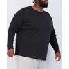 image:image3 Pack Big amp Tall Mens Long Sleeve Dry Fit Tshirts Crew Neck Tees Gym WorkLong Sleeve  Set 1