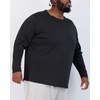 image:image3 Pack Big amp Tall Mens Long Sleeve Dry Fit Tshirts Crew Neck Tees Gym WorkLong Sleeve  Set 2