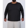 image:image3 Pack Big amp Tall Mens Long Sleeve Dry Fit Tshirts Crew Neck Tees Gym WorkLong Sleeve  Set 2