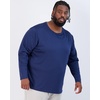 image:image3 Pack Big amp Tall Mens Long Sleeve Dry Fit Tshirts Crew Neck Tees Gym WorkLong Sleeve  Set 6