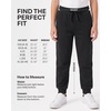 image:image3 Pack Boys Cotton Fleece Joggers Sweatpants Athletic Pants Pockets KidsSet J