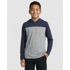 image:image3 Pack Boys Dry Fit Hoodies Long Sleeve Athletic Sweatshirts Teen KidsSet C