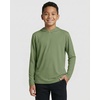 image:image3 Pack Boys Dry Fit Hoodies Long Sleeve Athletic Sweatshirts Teen KidsSet L