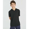 image:image3 Pack Boys Dry Fit Short Sleeve Hoodie Athletic Hooded Sweatshirt YouthSet 1