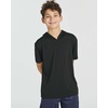image:image3 Pack Boys Dry Fit Short Sleeve Hoodie Athletic Hooded Sweatshirt YouthSet 2