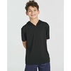 image:image3 Pack Boys Dry Fit Short Sleeve Hoodie Athletic Hooded Sweatshirt YouthSet 5