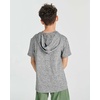 image:image3 Pack Boys Dry Fit Short Sleeve Hoodie Athletic Hooded Sweatshirt YouthSet 5