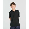 image:image3 Pack Boys Dry Fit Short Sleeve Hoodie Athletic Hooded Sweatshirt YouthSet 7
