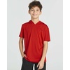 image:image3 Pack Boys Dry Fit Short Sleeve Hoodie Athletic Hooded Sweatshirt YouthSet 8