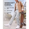 image:image3 Pack Boys Fleece Sweatpants Open Bottom Athletic Pockets Kids TeenSet 2