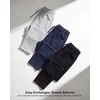 image:image3 Pack Boys Fleece Sweatpants Open Bottom Athletic Pockets Kids TeenSet 2
