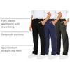 image:image3 Pack Boys Fleece Sweatpants Open Bottom Athletic Pockets Kids TeenSet 7