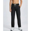 image:image3 Pack Boys French Terry Sweatpants Open Bottom Joggers Kids SchoolBlack  Black  Black