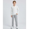 image:image3 Pack Boys French Terry Sweatpants Open Bottom Joggers Kids SchoolBlack  Blue  Grey