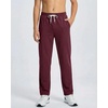 image:image3 Pack Boys French Terry Sweatpants Open Bottom Joggers Kids SchoolBlack  Burgundy  Navy