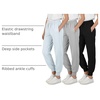 image:image3 Pack Girls Dry Fit Sweatpants Joggers Athletic Pants Teens Kids HikingSet 3